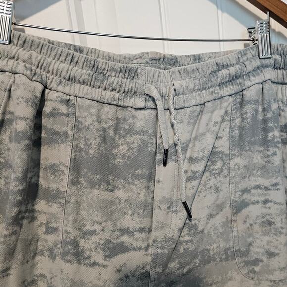 Athleta Farallon Space Dye Jogger Women Size 2X Gray Camo Relaxed Casual Utility - Picture 5 of 9